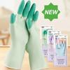 Silicone Dishwashing Cleaning Gloves Kitchen Supplies Anti Slip Convenient Long Dishwashing Gloves Reusable Durable Household