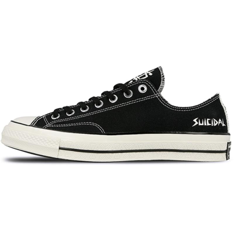 

Suicidal Tendencies x Converse Chuck 70 Plus OX Повседневные Универсальные Низкие Кеды из Канваса Унисекс Черно-белые 38