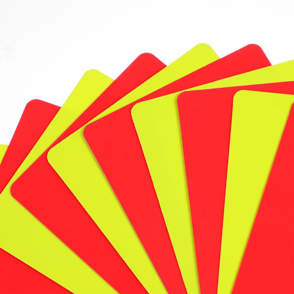 Lurrose Soccer Referee Card Set of 10 Red Card Yellow