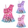 Kids Girls Anime Cartoon K-Pop Rumi Zoey Mira Print One-piece Swimsuit Swimwear