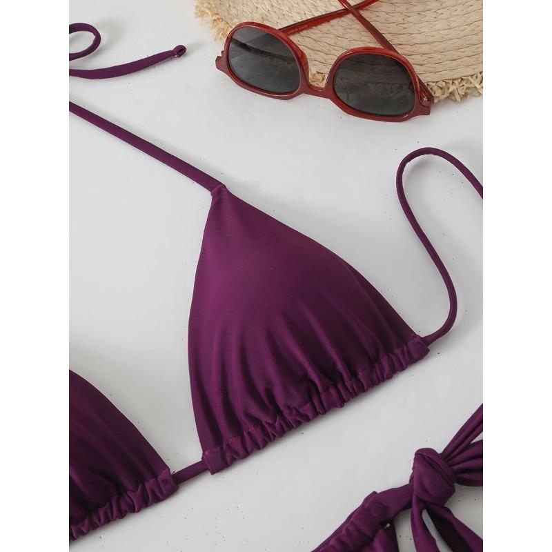 Sexy Micro Bikiny 2026 Dámské Plavky Ženské Plavky Mini Tanga Bikiny Set s Tkaničkami Biquini Plážové Oblečení Plavání pro Plavky