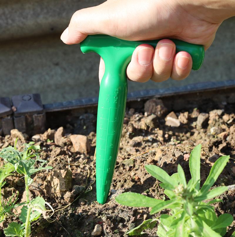 Gartenpflanzwerkzeug-Set Lochgräber Sämaschine mit Tiefenmarkierung für das Auspflanzen und Pflanzen von Setzlingen