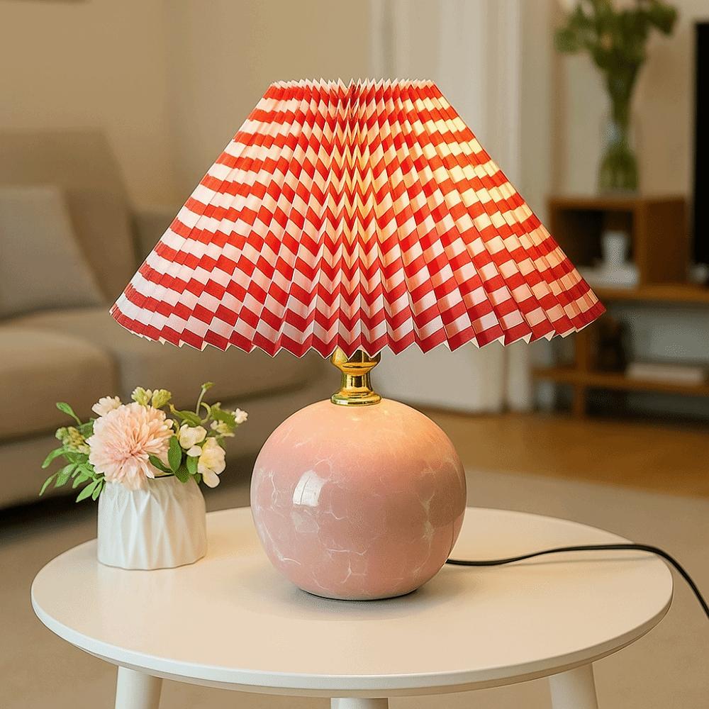 Minimalist Pleated Lampshade Modern Style Table Lamp Cover Washable Light Cover For Pendant Floor Lamp Retro Chandelier Cover