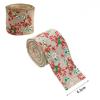 2m Linen Christmas Ribbon Snowman Christmas Trees Rattan Garland Decoration Silk Ribbon Party Arrange Supplies Gift Streamers