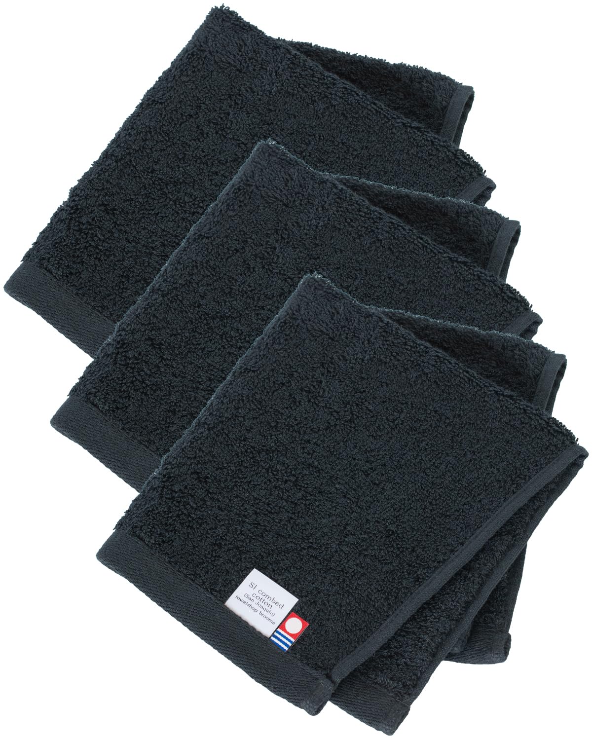 

Набор из 3 полотенец для рук Bloom Imabari, сертифицированных по стандарту Leon, большой размер, толстые, 31 x 35 см, гостиничного качества, хлопок San Joaquin, произведено в