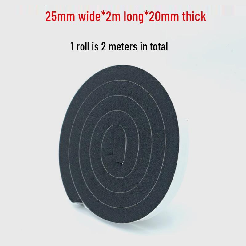 Black Self-Adhesive Fire Retardant Foam Tape