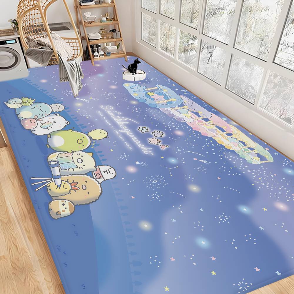 Cartoon Pink Sumikko Gurashi Door Mat Nordic Style Bedroom Living Room Doormat Home Balcony Anti-Slip Alfombra