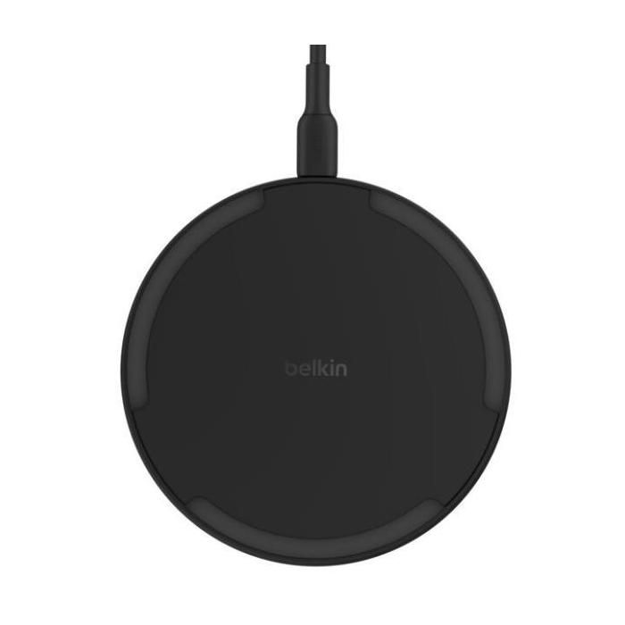 Ladestation - BELKIN - BoostCharge 15W Pad - 15W - Schwarz - Ohne Netzteil