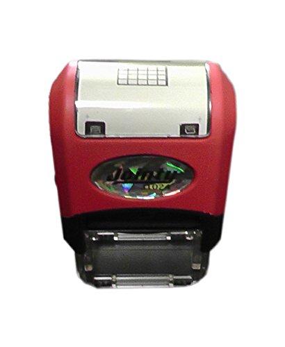 

Guitar chord stamp, 5th fret [built-in ink]. The small printing surface allows for use in tight spaces.