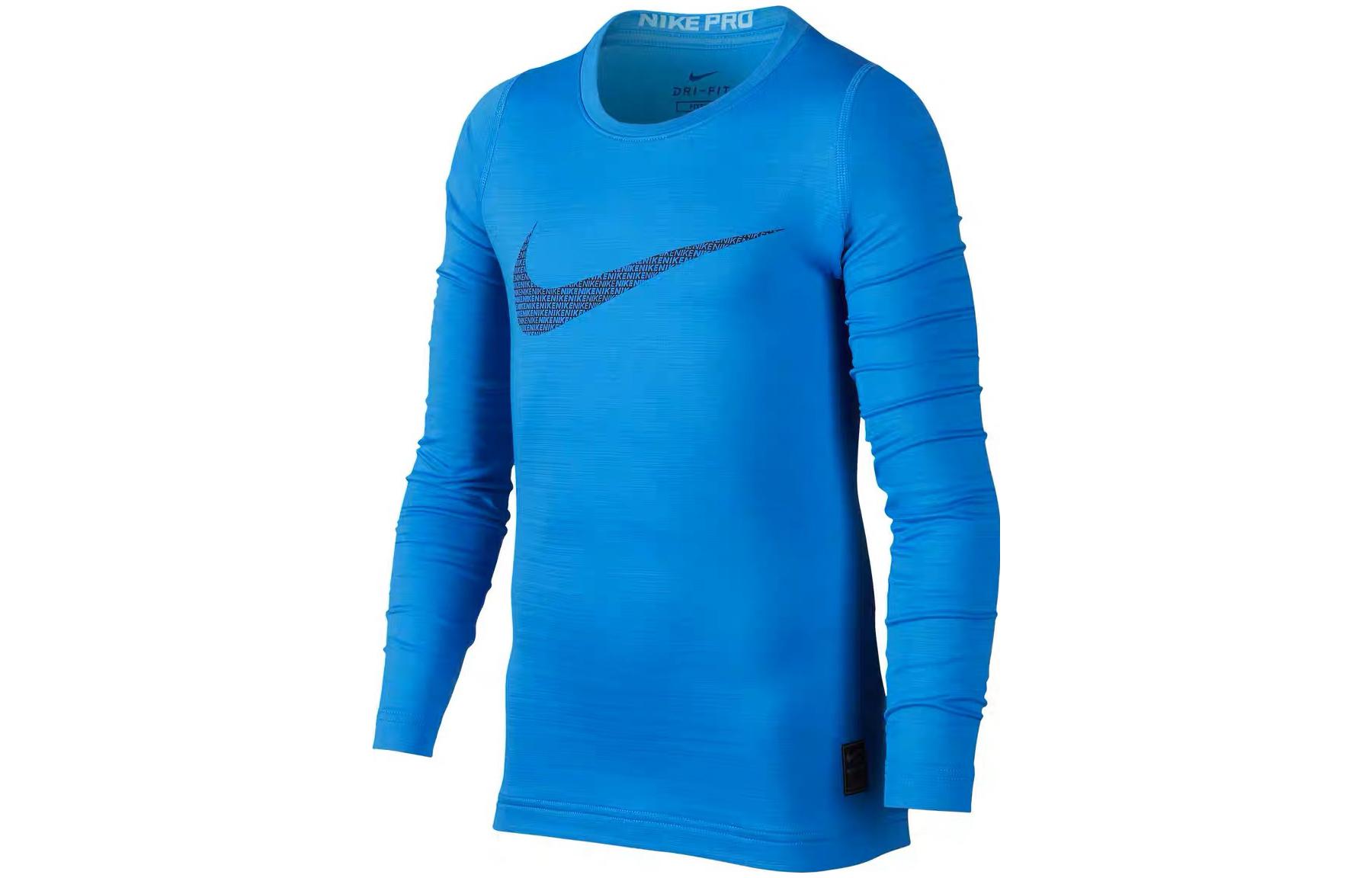 Nike T Shirt Light Photo Blue Kids AH0252-435 XL