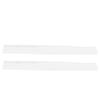 2Pcs Silicone Cooktop Gap Cover Kitchen OilProofing Sealing Strip for Home Kitchen(White 21in )