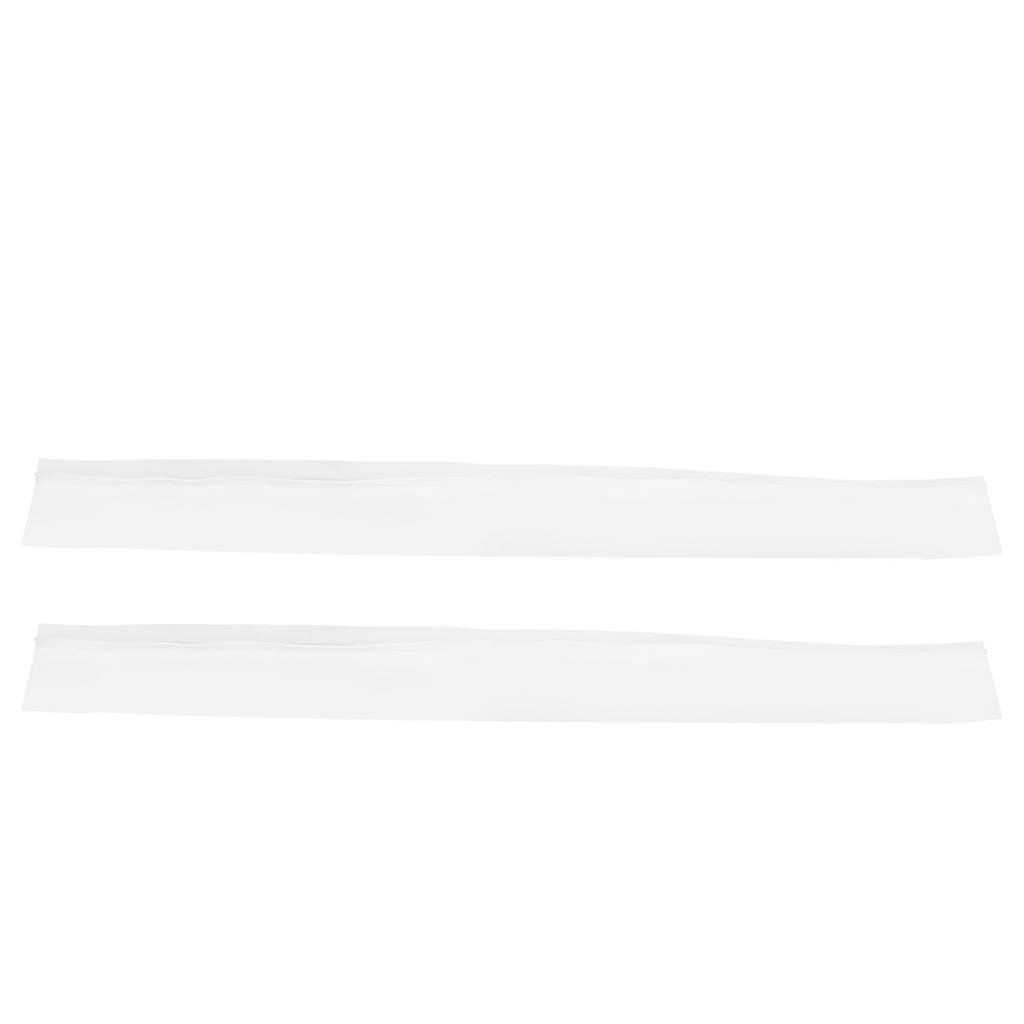 2Pcs Silicone Cooktop Gap Cover Kitchen OilProofing Sealing Strip for Home Kitchen(White 21in )