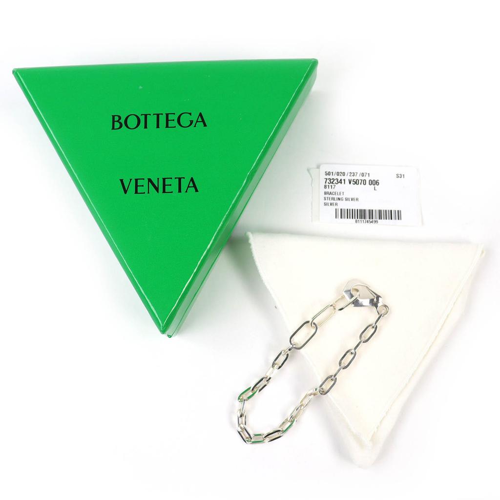 Tolles BOTTEGAVENETA Armband Kettenarmband Zubehör Silber AG925 L 732341 Gebraucht