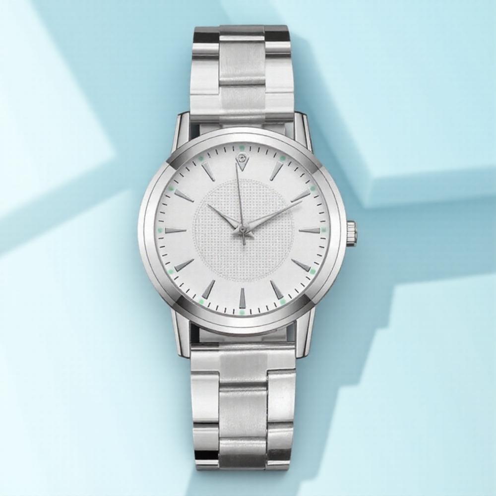 Couples Luminous Steel Band Watch Quartz for Men and Women Gift Fashion Watch Adjustable Band Stylish Couple Watches