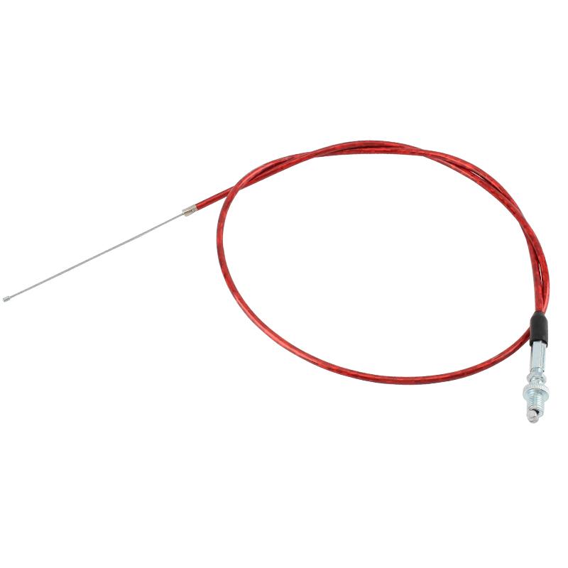 Motorcycle Accelerator Throttle Handle Grips Parts Universal  Accessories 1190mm Cable 22mm 7/8   Dirt Pit Bike Motocross Enduro Throttle cable Red