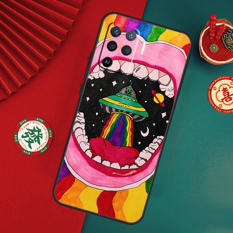 

Aesthetics Cartoon Alien Space Case For Oppo A80 A40 A60 A6 A5 Pro A15 A16 A17 A57 A94 A74 A54 A76 A96 A18 A38 A58 A78 A98 OPPO A6 Pro