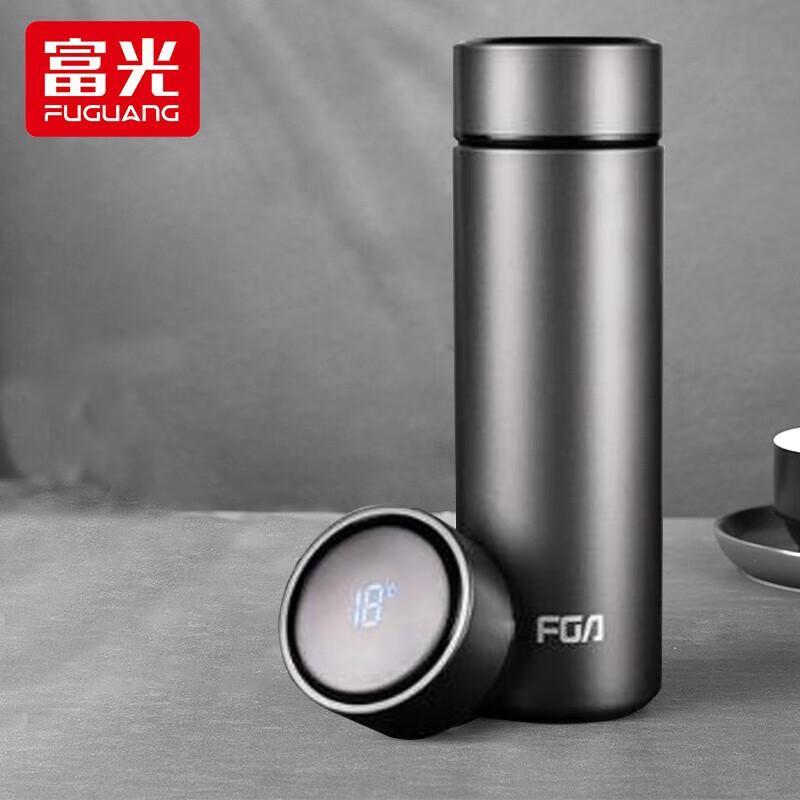 FUGUANG 450ML Smart Insulated Mug with Digital Temperature Display