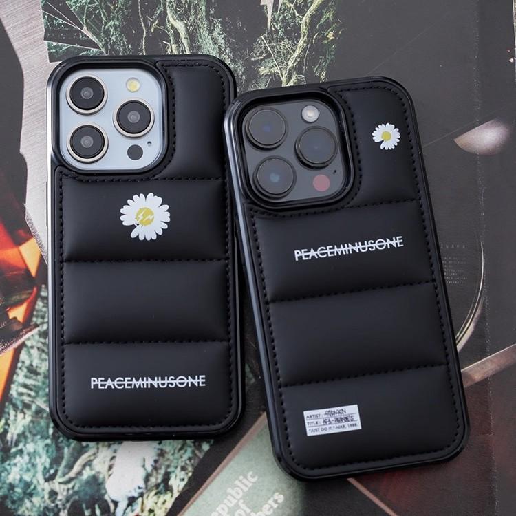 Trendy G-Dragon Daisy Down Jacket Phone Case for iPhone15/17ProMax - Autumn/Winter Collection
