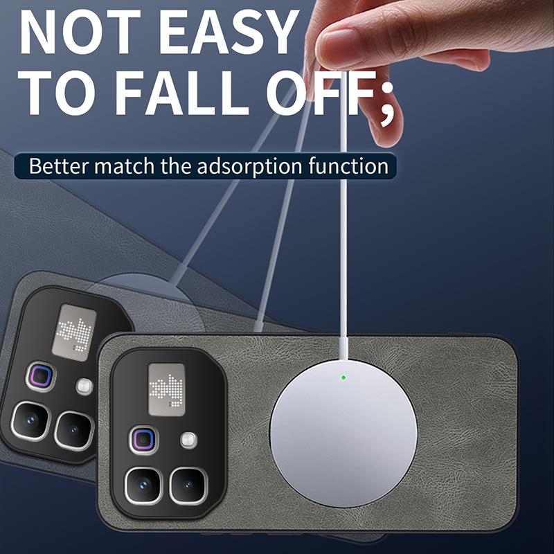 For Infinix Note 60 Pro Case Luxury PU Leather Skin Magnetic Magsafe Protective Back Cover For Infinix Note60 Pro Phone Shell