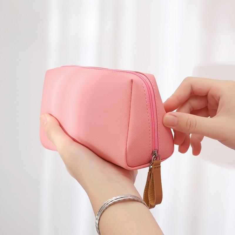New Korean-style Red Envelope Women's Casual Large-capacity Waterproof PU Leather Film Storage Travel Bag Makeup Bag Niche Portable Small Bag