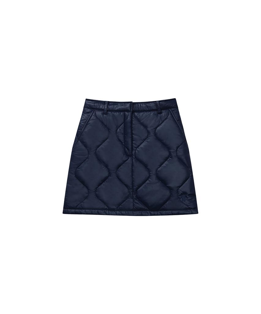 Seutyudioaenpaleukeu Onion Quilting Padding Skirt_Navy