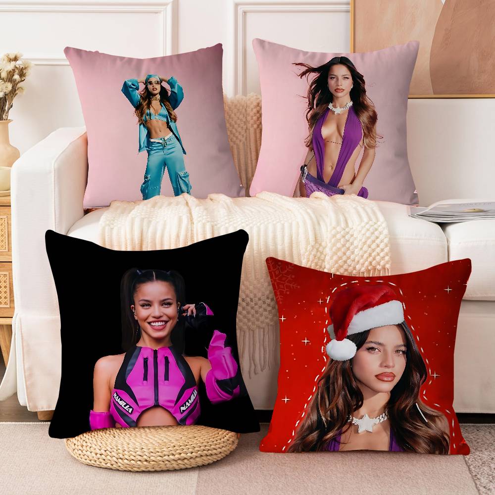 Singer E-Emilia Mernes Pillow Cover Design Cushion Cover Decor Holiday Decorati