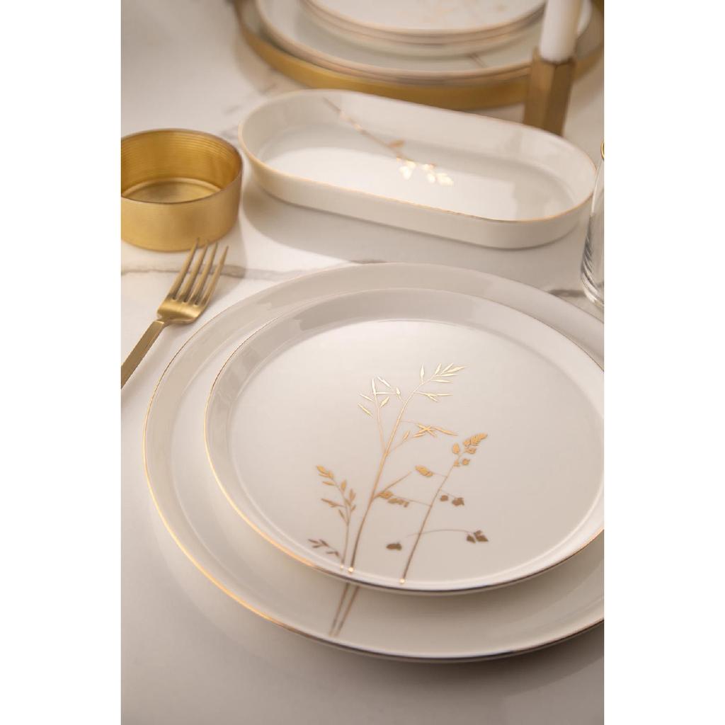 Bone V-form 27 Piece Dinner Set Angelica