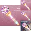 Childrens Magical Light Up Lollipop Music Stick With Sound For Girls Kids Party Gift