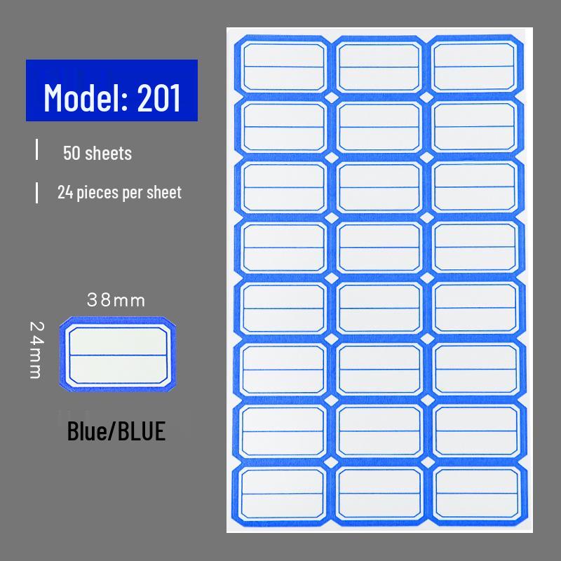 Self-Adhesive Label & Name Stickers for School & Warehouse Classification