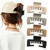 Non-Slip Hat-Friendly Hair Claw Hairpin Large Size Shark Clip Baseball Cap Grab Clip  Travel