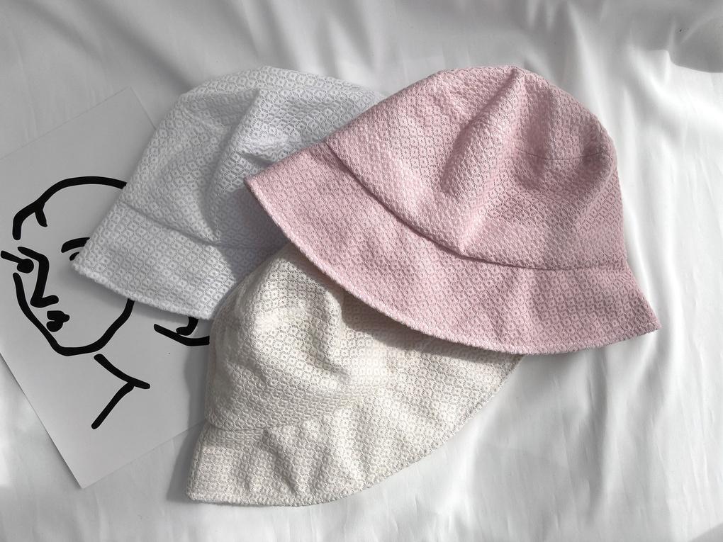 Women's Unisex Rhombus Lace Bucket Hat Bucket Hat