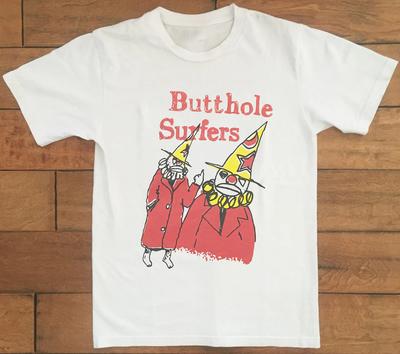 Vtg Butthole Surfers Band Tour Cotone Bianco Taglia Intera Uomo Donna Maglietta BL238