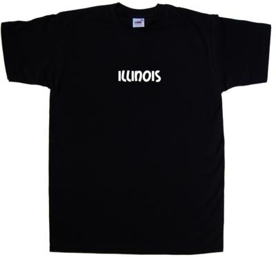 Illinois Text T-Shirt