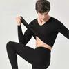 Men's Plush Thermal Innerwear & Underwear Set Clothes Cotton Tops and Pants Set