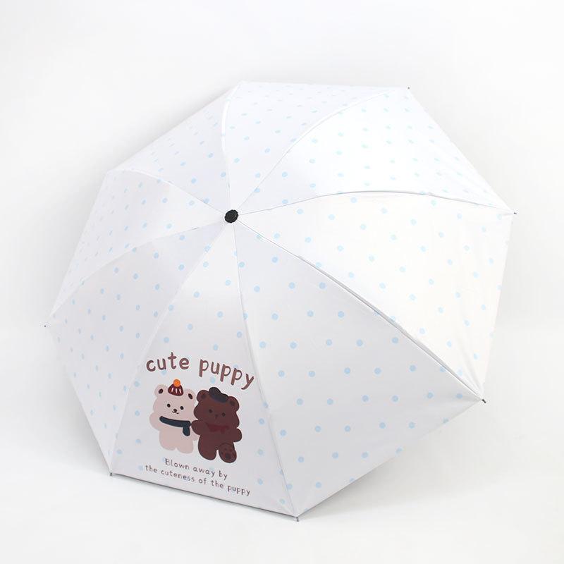 Cute, High-value Sun/rain Dual-use Umbrella for Children and Students, Sun Protection and UV Protection, Compact and Convenient Cartoon Umbrella