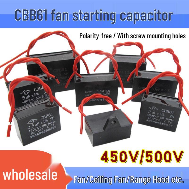 CBB61 Deckenventilator & Dunstabzugshaube Kondensator 1-6UF 450-500V