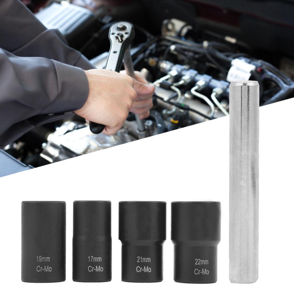 5pcs Metal Construction Bolt Remover Socket Tool Stripped Lug Nut Remover For Vehicle Repair