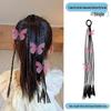 Adorable Butterfly Hair Accessories Set for Girls - Includes Braided Twists, Rubber Bands, and Bow Headbands