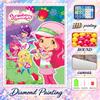 Strawberry Shortcake Diamond Painting Kit 5D Full Drill DIY Diamond Mosaic Wall Art Home Decor