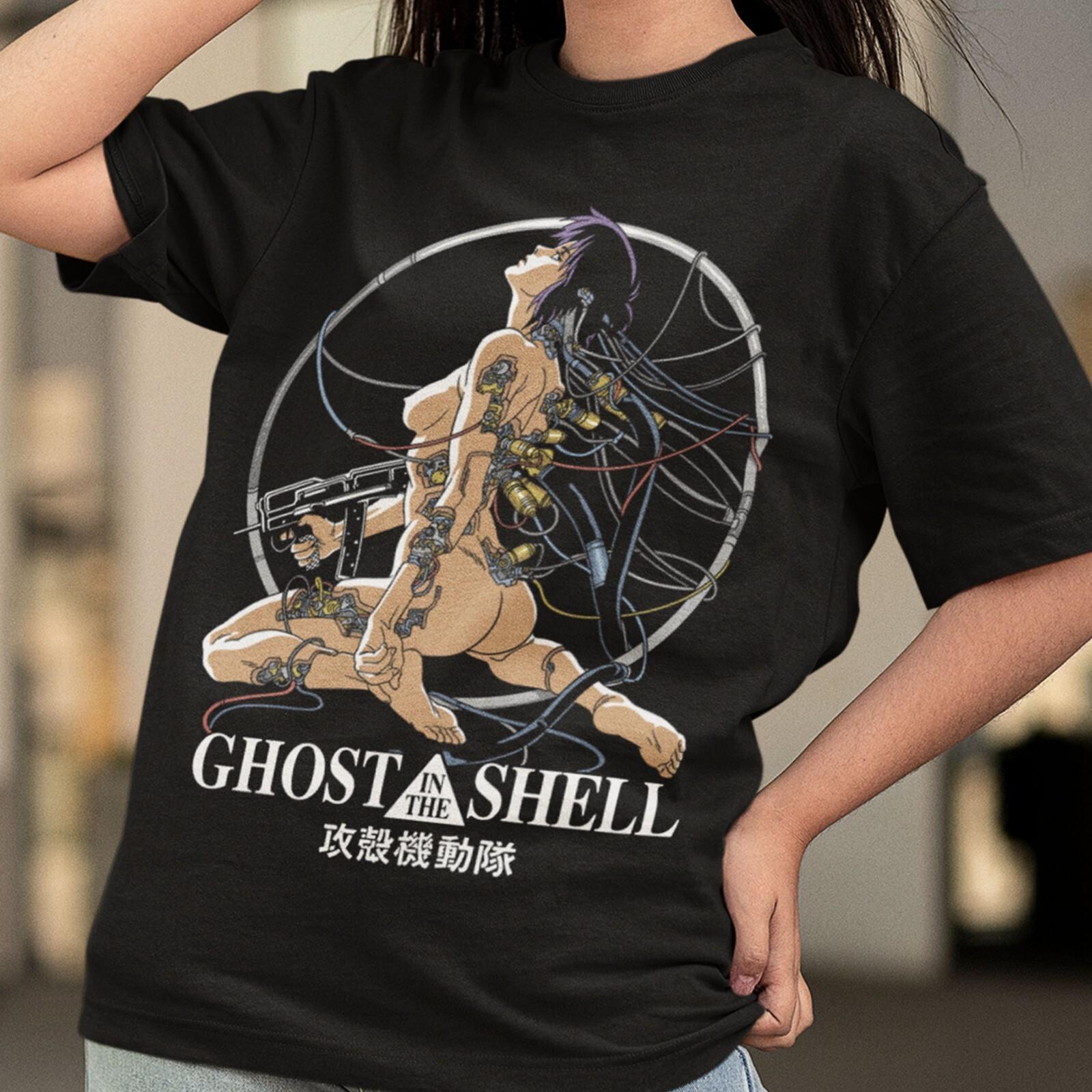 

ghost in the shell New Unisex T-Shirt Mens Womens Tees Top,manga,animates,handsome,Sc Fi Cult Retro S