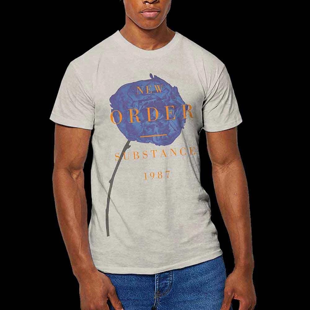 New Order Unisex T-Shirt: Spring Substance (Dip-Dye) (Large) L