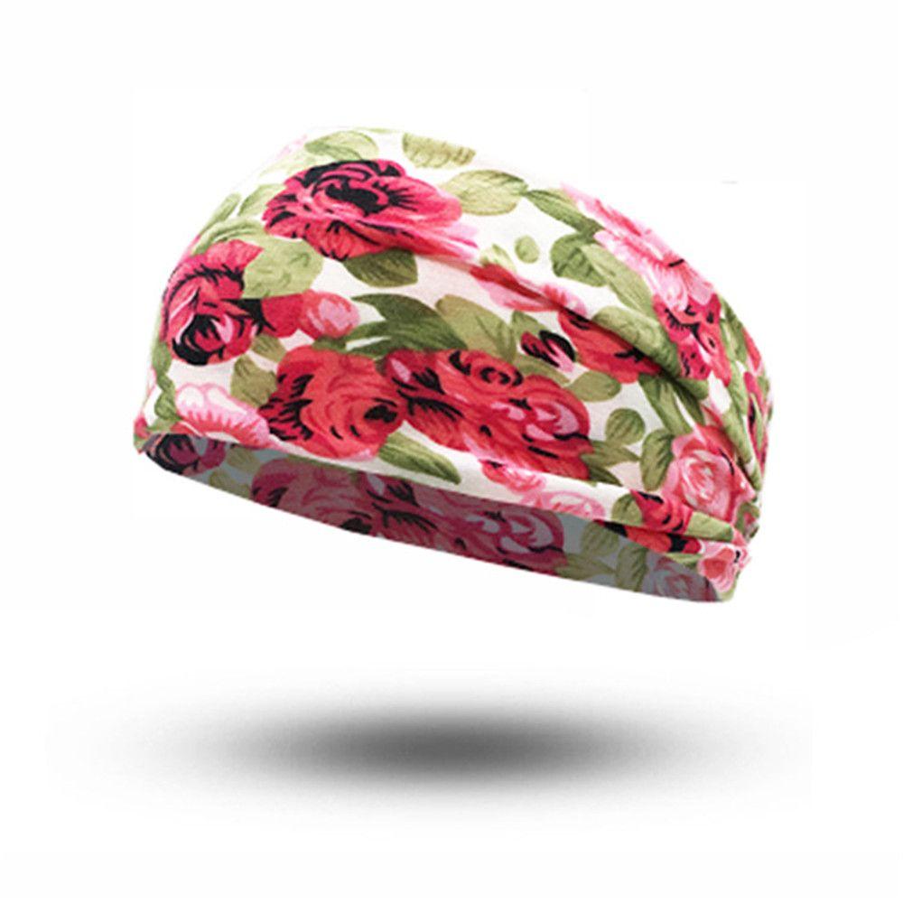 Gym Scrunchy Hairband Yoga Hair Bands Women Headbands Sport Bandana Head Wrap Elastic Turban
