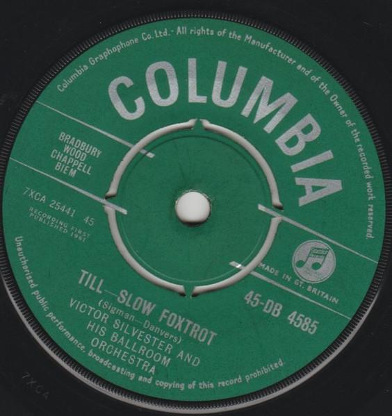 

7inch Record VICTOR SILVESTER HIS BALLROOM ORC Till Serenata 45DB4585 Columbia 1961 UK Pop Used