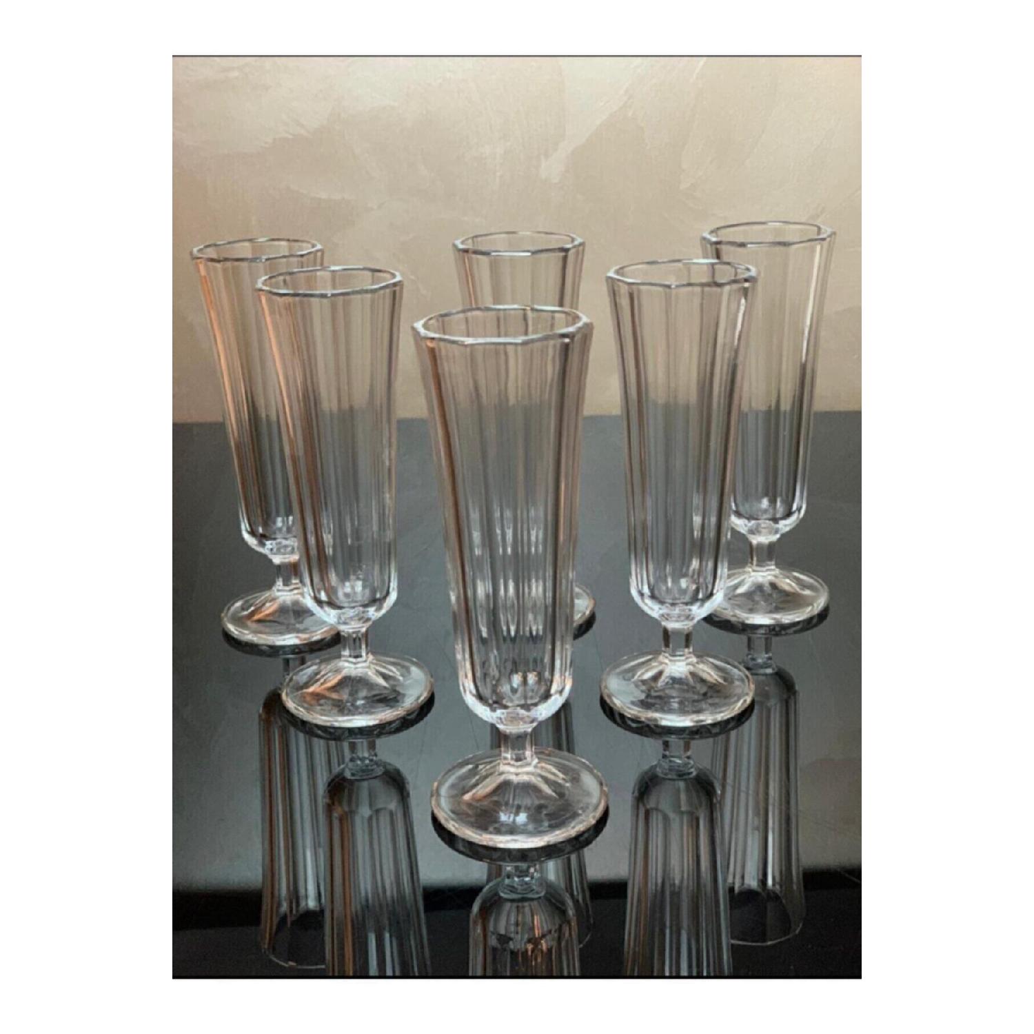 

Set Of 6 Flut Coffee Glasses білий