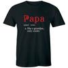 Papa Definition Like A Grandpa Only Cooler Men's T-Shirt