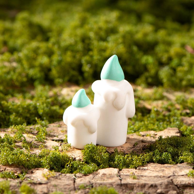 Halloween Resin Ghost Skull Tombstone Miniature Figurines Dollhouse Accessories Halloween Home Table Flower Pot Decor