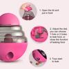 Automatic Pet IQ Chew Toy Ball Slow Tumbler Feeder Plastic Dog Dispensing Toy and Bowl Hot-selling