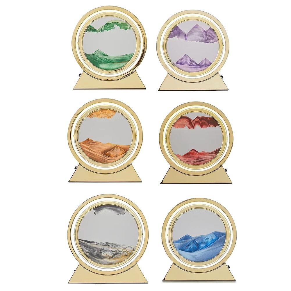 Lampă de Masă Dormitor Nisip Mișcător Pentru Artă Peisaj Nisip de Adâncime Decor Cadouri