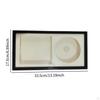 CD Display Frame Case Stylish Wall Art Picture Music Disc Wooden for Standing