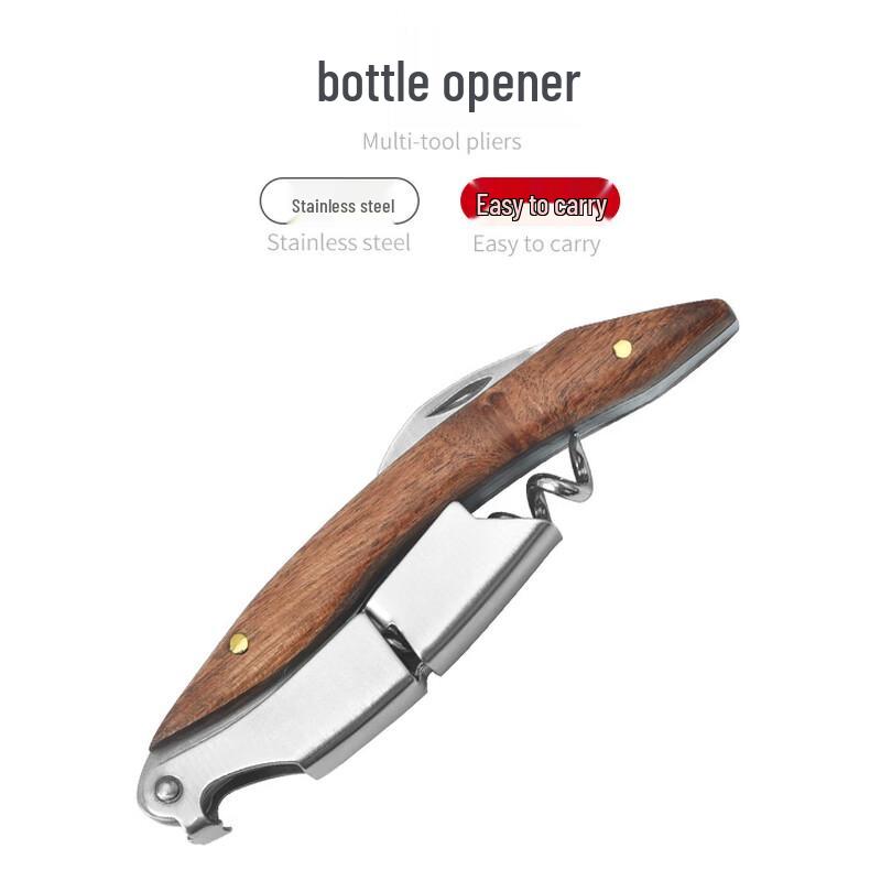 Abdo Multifunction Stainless Steel Wine Opener